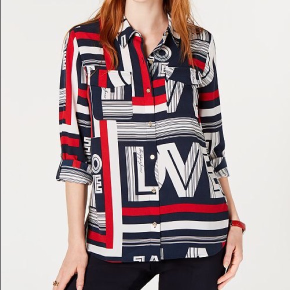 Tommy Hilfiger Tops - Wear Your ❤️ on your sleeves